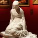 Louis Alexandre LEFEVRE-DESLONGCHAMPS. Marguerite à l'église.  Photographie de la sculpture