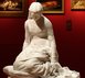 Louis Alexandre LEFEVRE-DESLONGCHAMPS. Marguerite à l'église.  Photographie de la sculpture